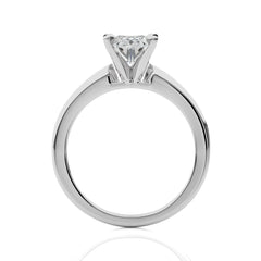 1 1/2 CT. Forever Link Pair of  Oval Solitaire Ring with Round  Lab created Diamond matching band