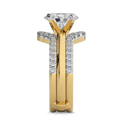 1 1/2 CT. Immortal Oval Lab Created Diamond Ring With Enhncer