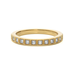 1/6 CT. Round Natural Diamond Half Eternity Band