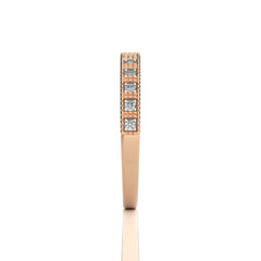 1/6 CT. Round Natural Diamond Half Eternity Band
