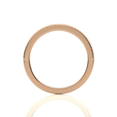 1/6 CT. Round Natural Diamond Half Eternity Band