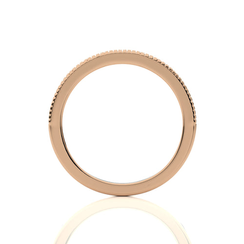 1/6 CT. Round Natural Diamond Half Eternity Band