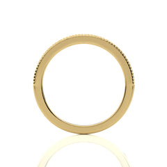 1/6 CT. Round Natural Diamond Half Eternity Band