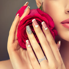 1/3 CT. Round Lab Created Diamond Criss Cross Diamond Ring