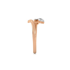 1/4 CT. Multi Shape Three Stone Lab Created Diamond Ring