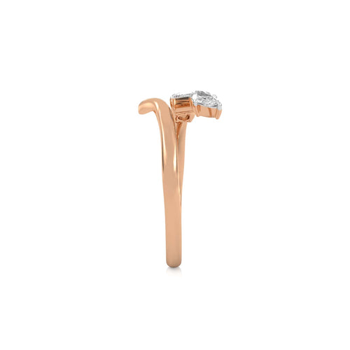 1/4 CT. Multi Shape Three Stone Lab Created Diamond Ring