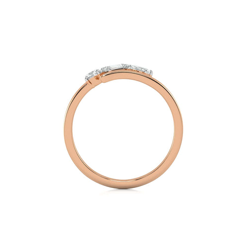 1/4 CT. Multi Shape Three Stone Lab Created Diamond Ring