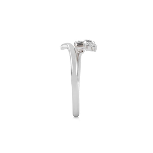 1/4 CT. Multi Shape Three Stone Lab Created Diamond Ring