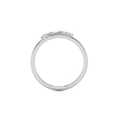 1/4 CT. Multi Shape Three Stone Lab Created Diamond Ring