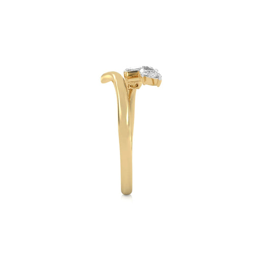 1/4 CT. Multi Shape Three Stone Lab Created Diamond Ring