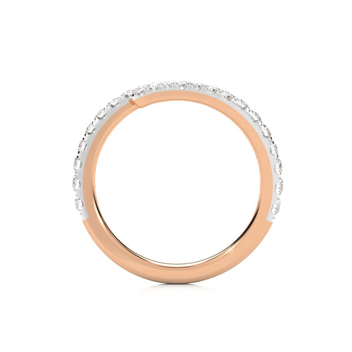 1/2 CT. Round Lab Created Diamond Open Wrap Ring