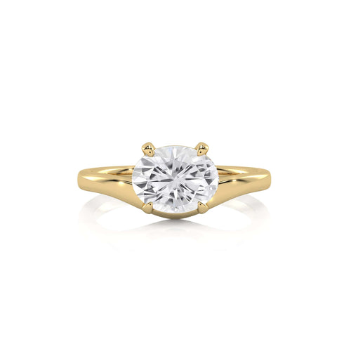 1 1/2 CT. Round Natural Diamond Solitaire Ring