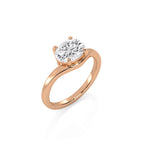 1 1/2 CT. Round Natural Diamond Solitaire Ring