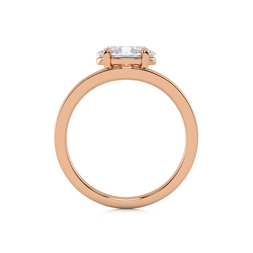1 1/2 CT. Round Natural Diamond Solitaire Ring