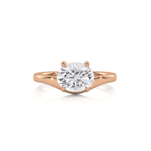 1 1/2 CT. Round Natural Diamond Solitaire Ring
