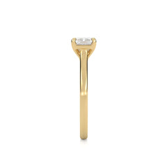 1 1/2 CT. Emerald Cut Natural Diamond Four Prong Solitaire Ring