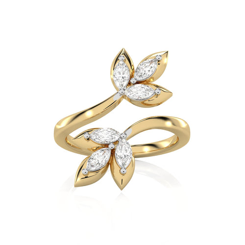 1/2 CT. Ethereal Bloom Marquise Lab Created Diamond Ring