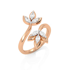 1/2 CT. Ethereal Bloom Marquise Lab Created Diamond Ring