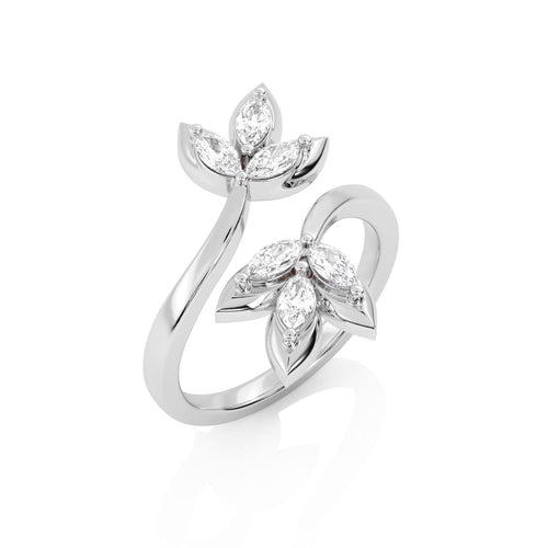 1/2 CT. Ethereal Bloom Marquise Natural Diamond Ring