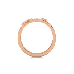 1/10 CT. Lunar Spark Round Natural Diamond Star & Moon Ring