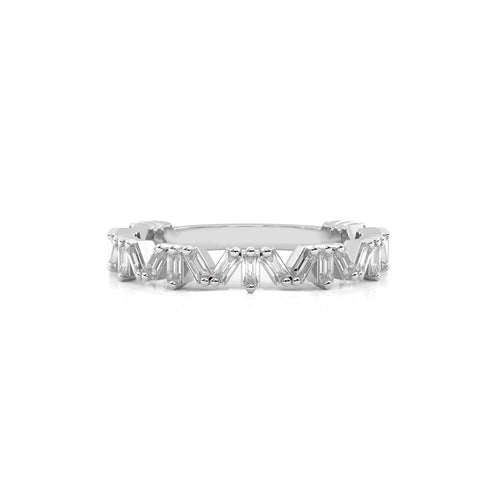 3/8 CT. Baguette Natural Diamond Band Ring