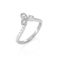 1/3 CT. Astral Ribbon Natural Diamond Band