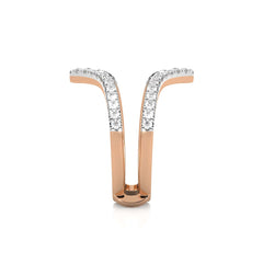 3/8 CT. Chevron Natural Diamond Enhancer Ring