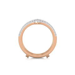 3/8 CT. Chevron Natural Diamond Enhancer Ring