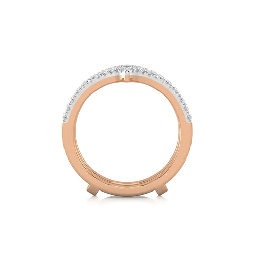 3/8 CT. Chevron Natural Diamond Enhancer Ring