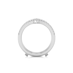 3/8 CT. Chevron Lab Created Diamond Enhancer Ring