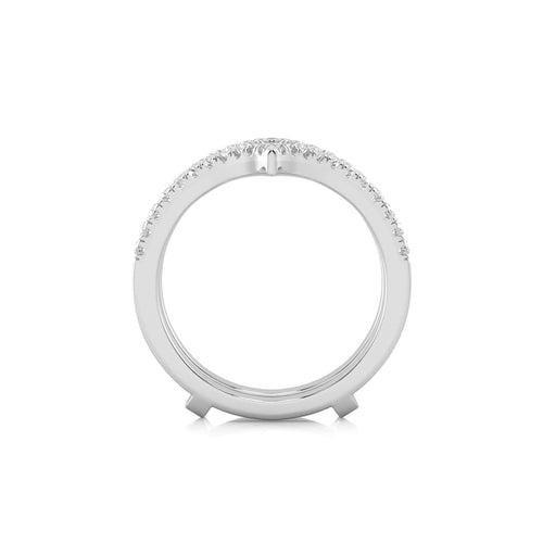 3/8 CT. Chevron Lab Created Diamond Enhancer Ring