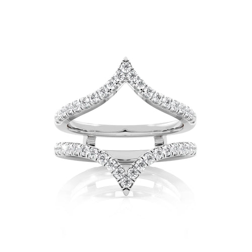 3/8 CT. Chevron Natural Diamond Enhancer Ring