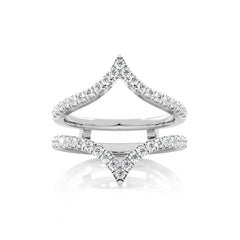 3/8 CT. Chevron Natural Diamond Enhancer Ring