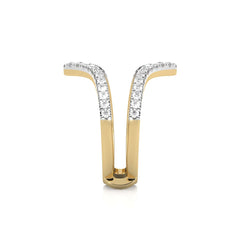 3/8 CT. Chevron Natural Diamond Enhancer Ring