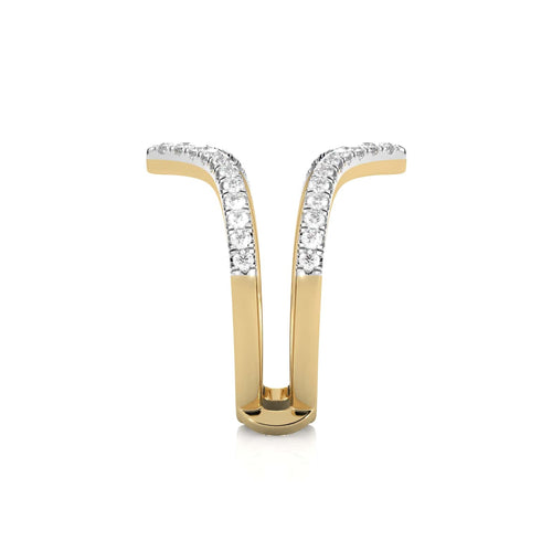 3/8 CT. Chevron Natural Diamond Enhancer Ring