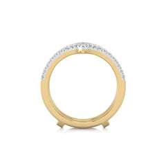 3/8 CT. Chevron Natural Diamond Enhancer Ring