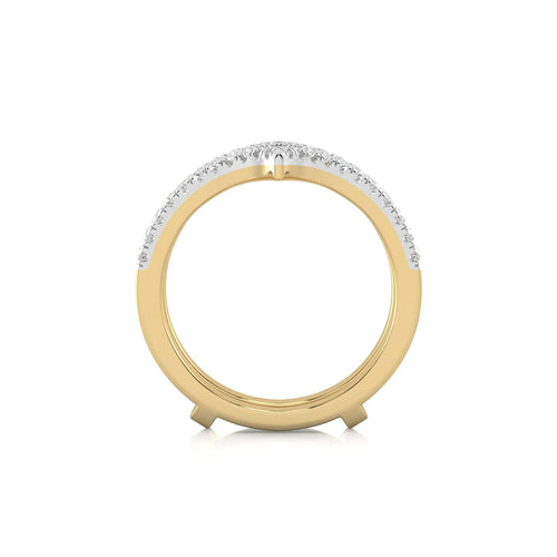 3/8 CT. Chevron Natural Diamond Enhancer Ring