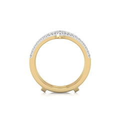 3/8 CT. Chevron Lab Created Diamond Enhancer Ring