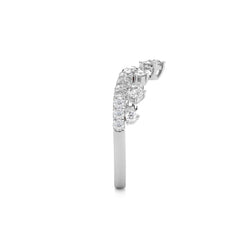 3/4 CT. Round Natural Diamond Crown Ring