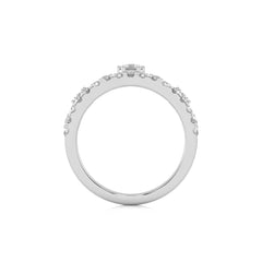 3/4 CT. Round Natural Diamond Crown Ring