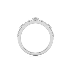 3/4 CT. Round Lab Created Diamond Crown Ring