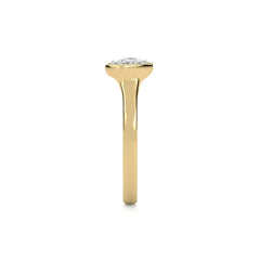 1/2 CT. Two headed Princess, Baguette and Round Natural Diamond Ring