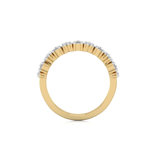 5/8 CT. Round and Baguette Lab Created Diamond Cocktail Ring