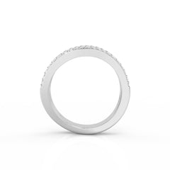 3/4 CT. Round Natural Diamond Wave Ring