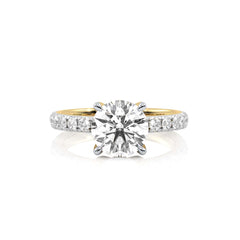 2 1/2 CT. EverBright Round Lab Created Diamond Engagement Ring