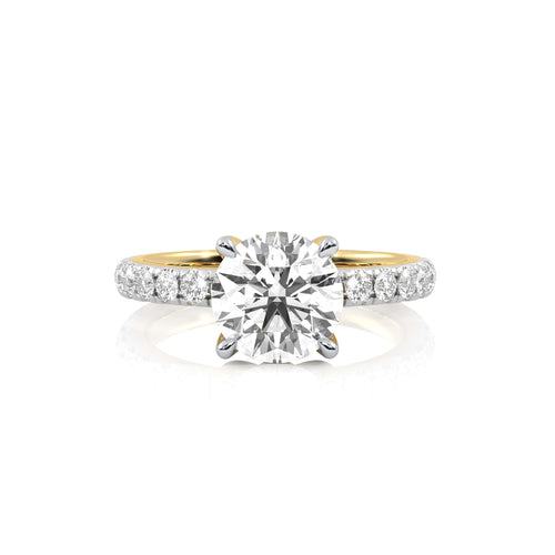 2 1/2 CT. EverBright Round Lab Created Diamond Engagement Ring