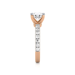 2 1/2 CT. EverBright Round Lab Created Diamond Engagement Ring