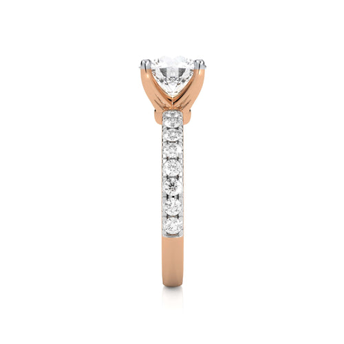 2 1/2 CT. EverBright Round Lab Created Diamond Engagement Ring