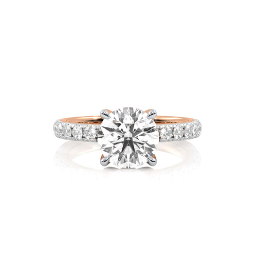 2 1/2 CT. EverBright Round Lab Created Diamond Engagement Ring