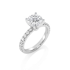 2 1/2 CT. EverBright Round Lab Created Diamond Engagement Ring